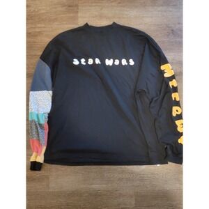 Star Wars‎ Long Sleeve Graphic Tee Color Block Sleeve Medium